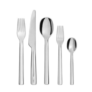 Alessi REB09S5 Ovale cutlery set 5 pieces in steel - Buy now on ShopDecor - Discover the best products by ALESSI design