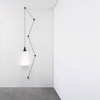 Davide Groppi Neuro suspension lamp matt black with plug - Buy now on ShopDecor - Discover the best products by DAVIDE GROPPI design