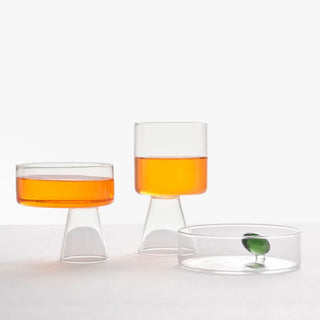 Ichendorf Travasi clear little bowl with green olive by Astrid Luglio - Buy now on ShopDecor - Discover the best products by ICHENDORF design