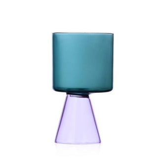 Ichendorf Travasi glass pink - petrol by Astrid Luglio - Buy now on ShopDecor - Discover the best products by ICHENDORF design