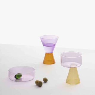 Ichendorf Travasi glass amber - lilac by Astrid Luglio - Buy now on ShopDecor - Discover the best products by ICHENDORF design