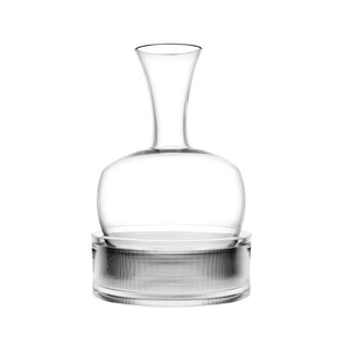 Italesse Alavin Decanter cc. 1700 with base in clear glass - Buy now on ShopDecor - Discover the best products by ITALESSE design