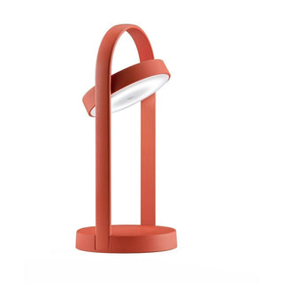 Pedrali Giravolta 1799 portable table lamp outdoor H.33 cm. Pedrali Orange AR400E - Buy now on ShopDecor - Discover the best products by PEDRALI design