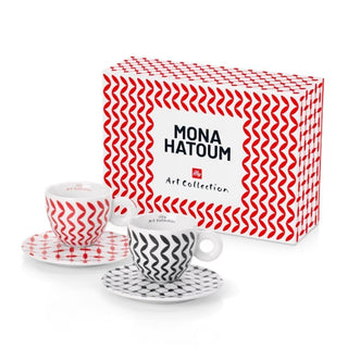 Illy Art Collection Mona Hatoum set 2 cappuccino cups - Buy now on ShopDecor - Discover the best products by ILLY design