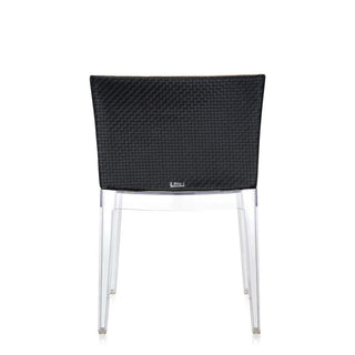 Kartell Mademoiselle Kravitz armchair raffia fabric woven fabric with transparent structure - Buy now on ShopDecor - Discover the best products by KARTELL design