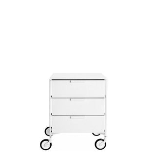 Kartell Mobil Mat chest of drawers with 3 drawers and wheels - Buy now on ShopDecor - Discover the best products by KARTELL design
