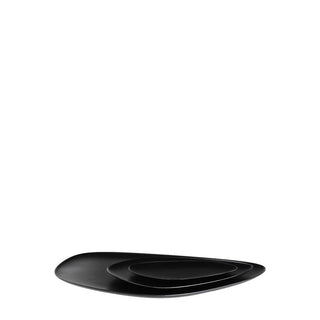 Kartell Namastè set 3 black table plates - Buy now on ShopDecor - Discover the best products by KARTELL design