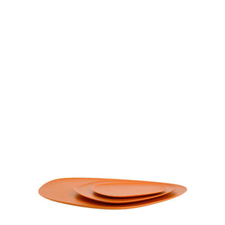 Kartell Namastè set 3 orange table plates - Buy now on ShopDecor - Discover the best products by KARTELL design