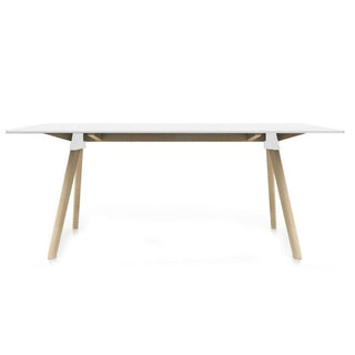 Magis The Wild Bunch Butch table Magis Natural beech/White - Buy now on ShopDecor - Discover the best products by MAGIS design