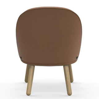 Normann Copenhagen Ace lounge chair full upholstery ultra leather with oak structure - Buy now on ShopDecor - Discover the best products by NORMANN COPENHAGEN design