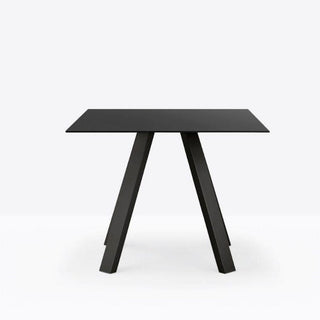 Pedrali Arki-table ARK5 89x89 cm. in black solid laminate - Buy now on ShopDecor - Discover the best products by PEDRALI design