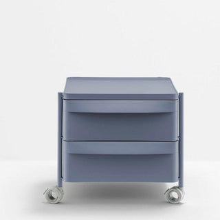 Pedrali Boxie BXL 2C chest of drawers with 2 drawers and wheels - Buy now on ShopDecor - Discover the best products by PEDRALI design