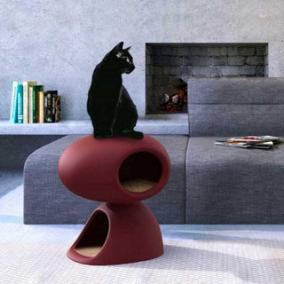 Qeeboo Cat Cave kennel for cats bordeaux - Buy now on ShopDecor - Discover the best products by QEEBOO design