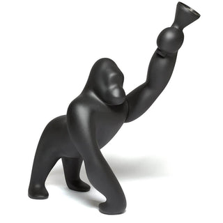 Qeeboo Kong Lamp in the shape of a gorilla Black - Buy now on ShopDecor - Discover the best products by QEEBOO design