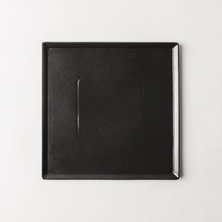 Schönhuber Franchi Grès Collection squared plate29,5 x 29,5 cm. anthracite - Buy now on ShopDecor - Discover the best products by SCHÖNHUBER FRANCHI design