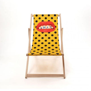 Seletti Toiletpaper Deck Chair Shit - Buy now on ShopDecor - Discover the best products by TOILETPAPER HOME design