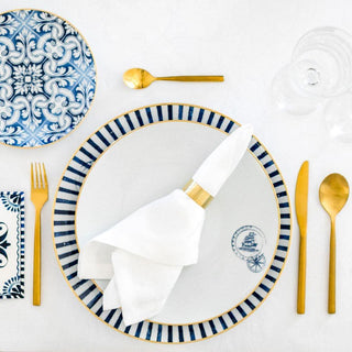 Vista Alegre Transatlântica dinner plate diam. 27.5 cm. - Buy now on ShopDecor - Discover the best products by VISTA ALEGRE design